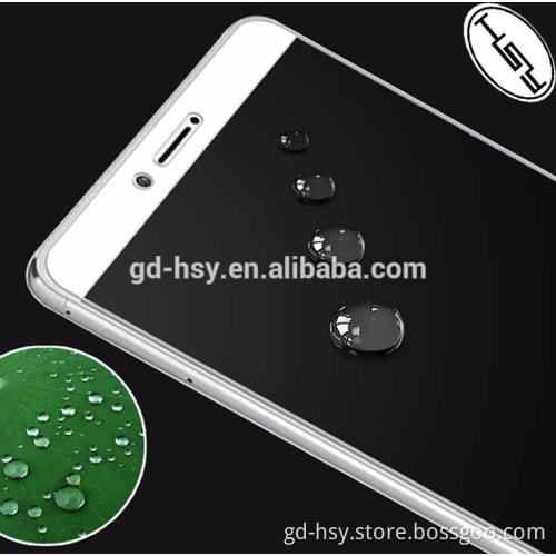 HUYSHE Factory Tempered Glass Protector for Huawei Honor 8 Full Cover Silk Print Color Glass Screen Film